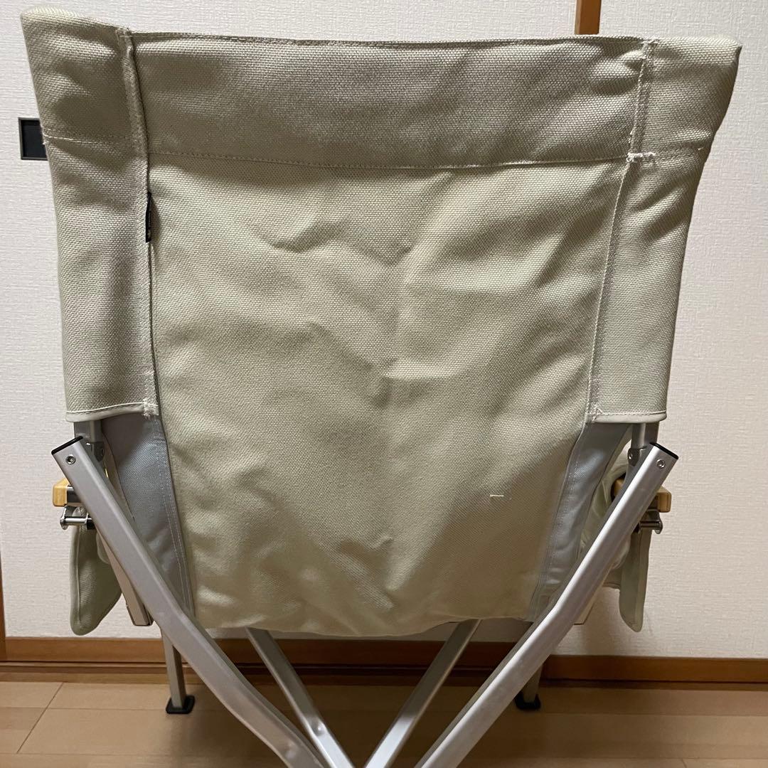 【限定品】【値下不可】スノーピーク ローチェア30 アイボリー サイドポケット付