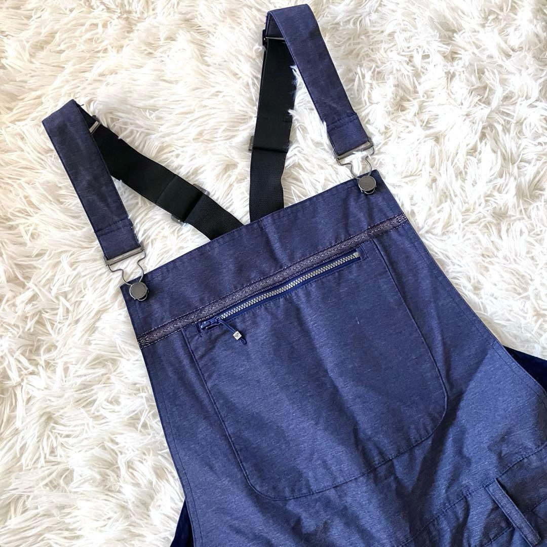 #N9✨ROXY✨スノボウェア デニム ビブパンツ つなぎ レディースM