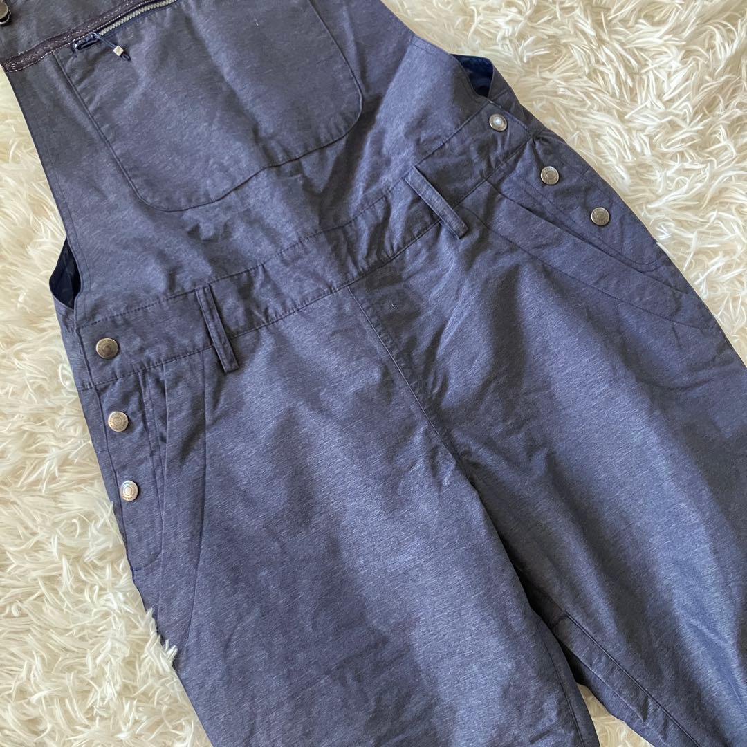 #N9✨ROXY✨スノボウェア デニム ビブパンツ つなぎ レディースM