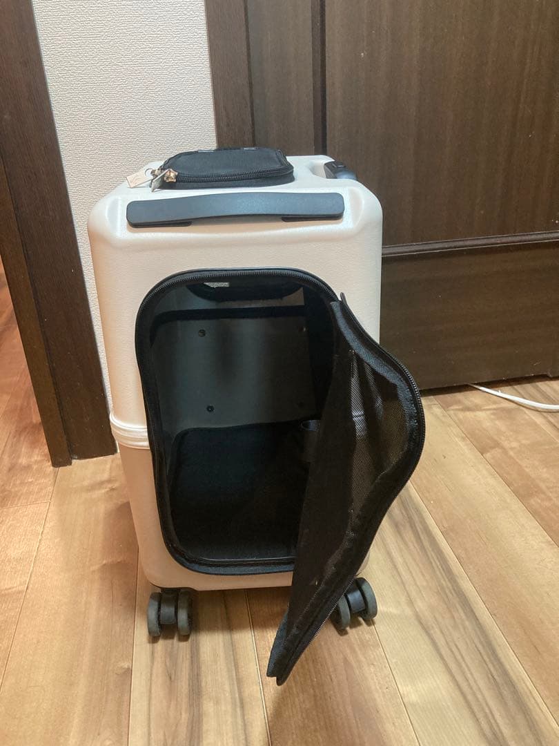 PETiCO ペットキャリー 3001-M ピンクベージュ・ホワイト