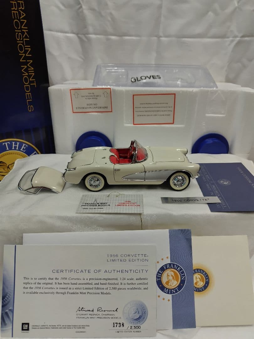 フランクリンミント　1956シボレーコルベット　リミテッドエディション