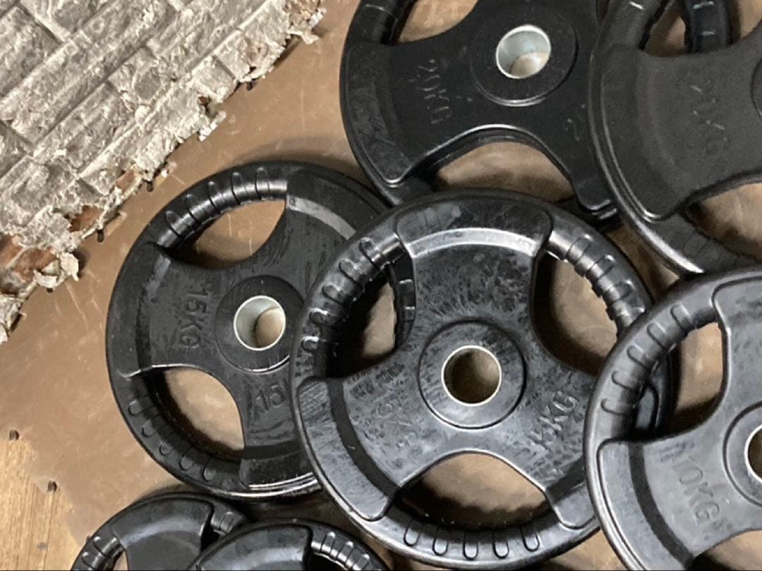 バーベルプレートセット 計115Kg 穴径50mm