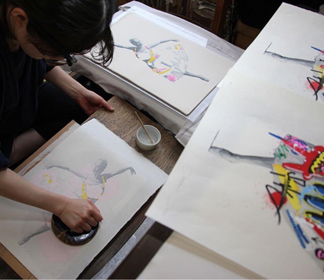 Martin Whatson マーティン・ワトソン シルクスクリーン アダチ版画