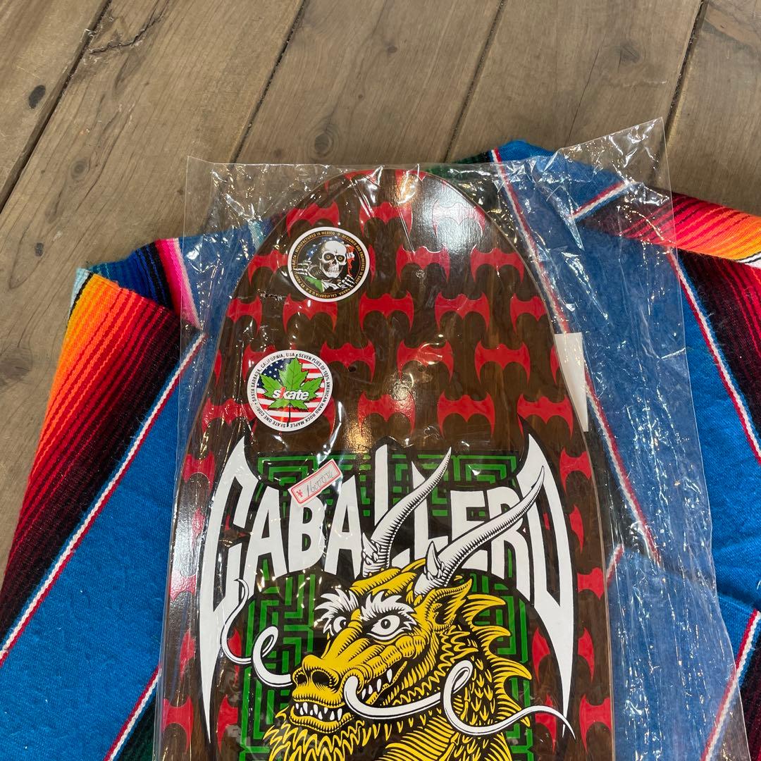 Powell スティーブキャバレロ スケボーデッキ　復刻9.625㌅