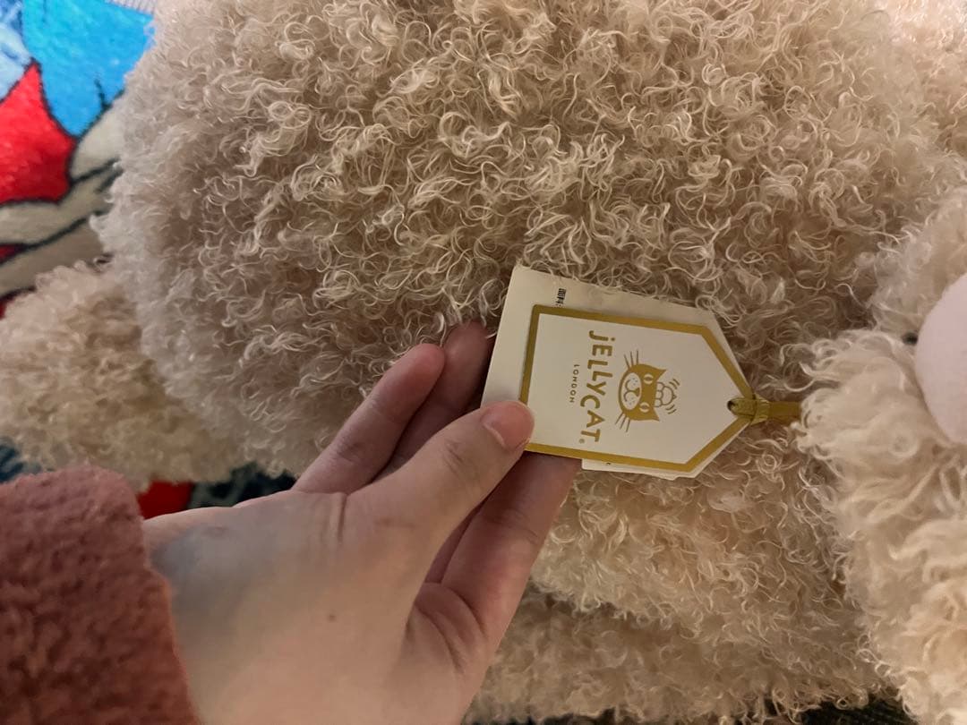 ぬいぐるみ  Big Bashful Luxe Bunny Curly