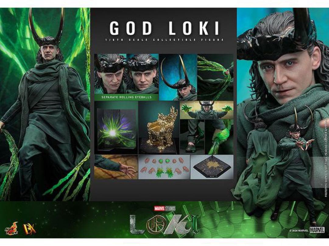 ホットトイズ 『ロキ』 ゴッド・ロキ 1/6 フィギュア 新品未開封