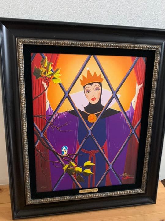 白雪姫　イーヴィルクイーン　絵　ディズニー　アート