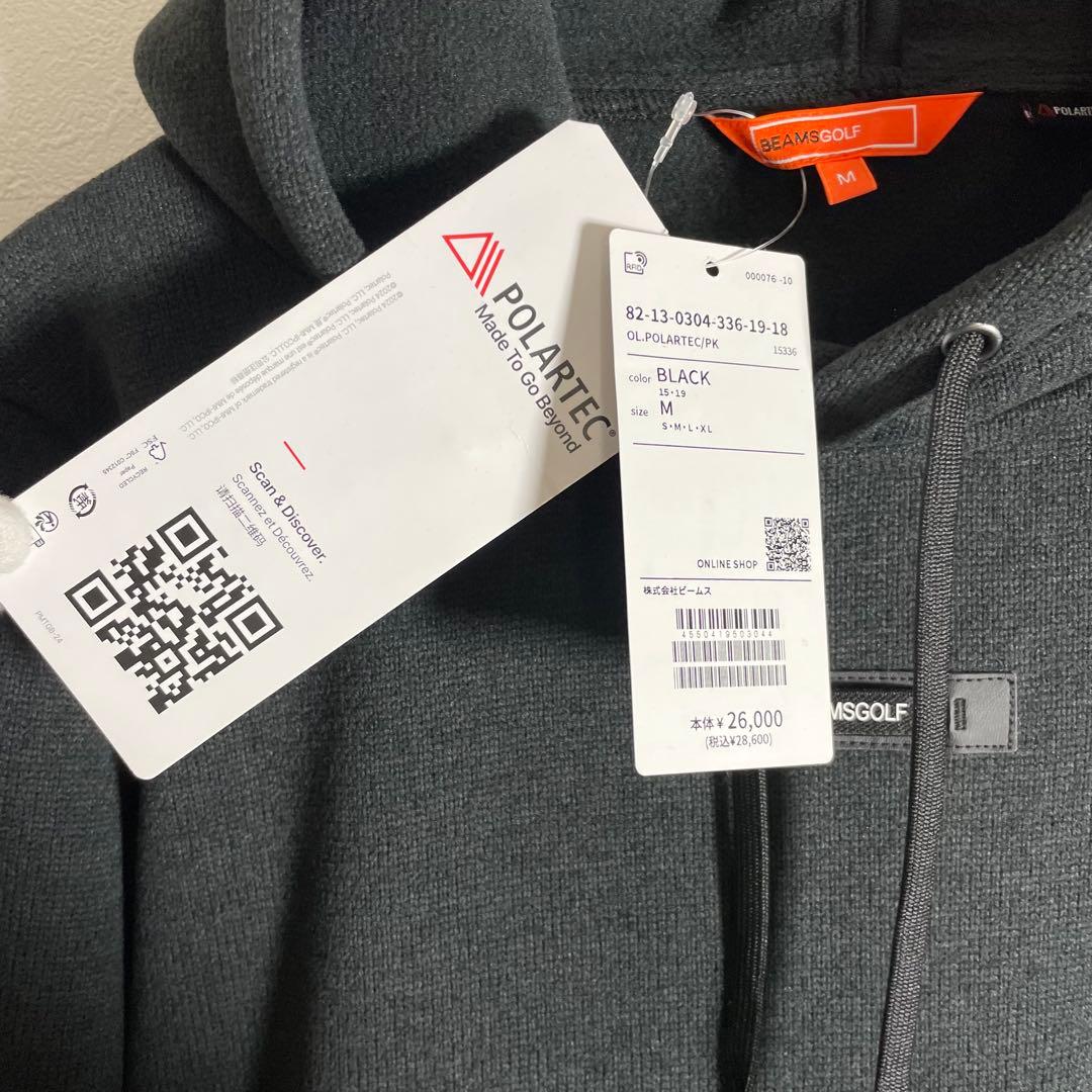 【新品タグ付・2025年モデル】ビームスゴルフ ポーラテック フリースパーカーM