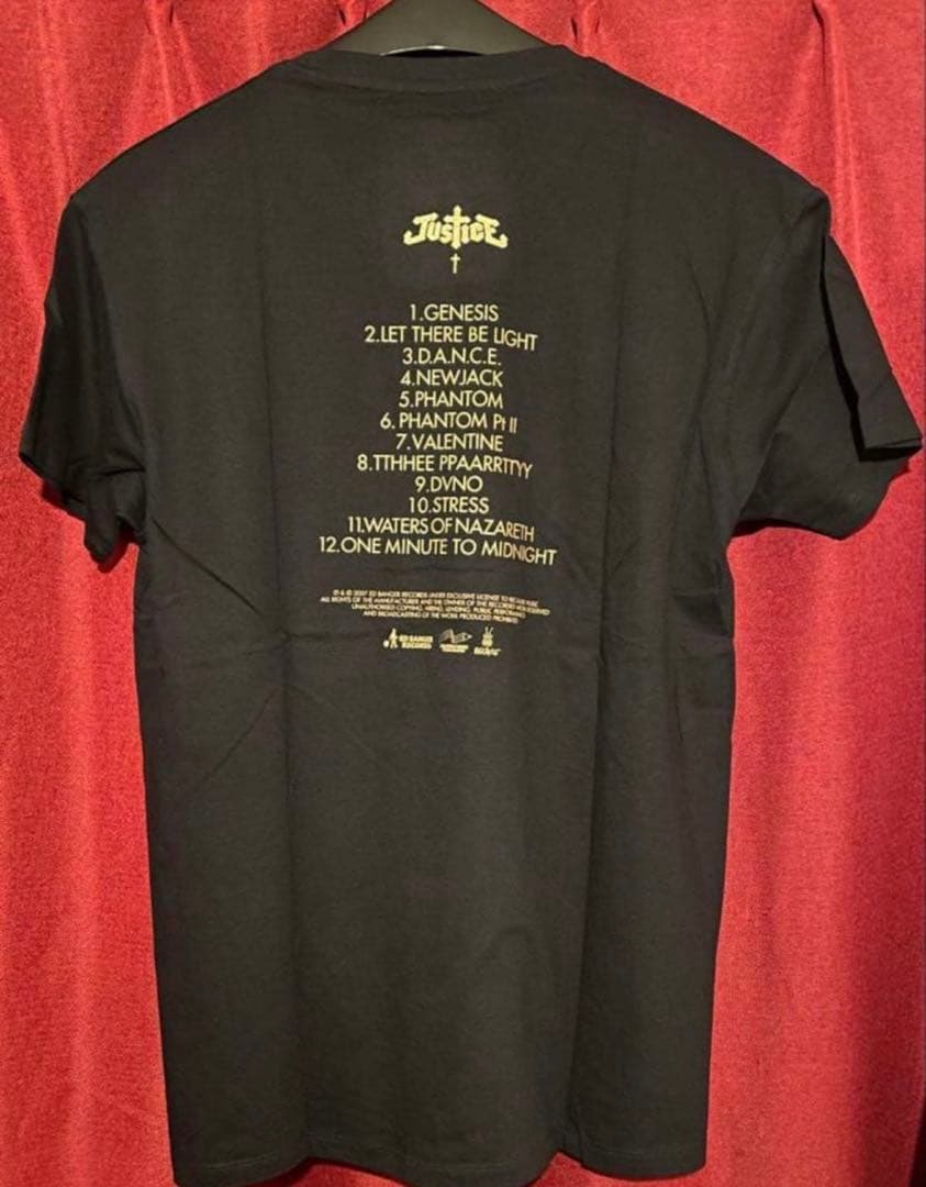 Justice ジャスティス　公式　† クロスTシャツ　L