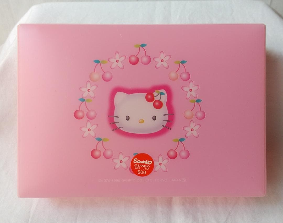 キティ　ケース　ティッシュカバー　ピルケース　さくらんぼ　レトロ