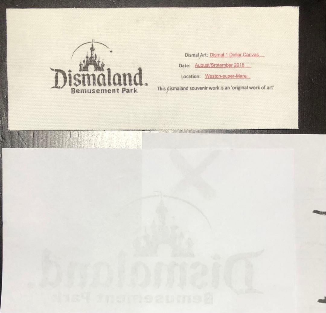 Banksy バンクシー 「Balloon Debate」1ドル 書類フルセット