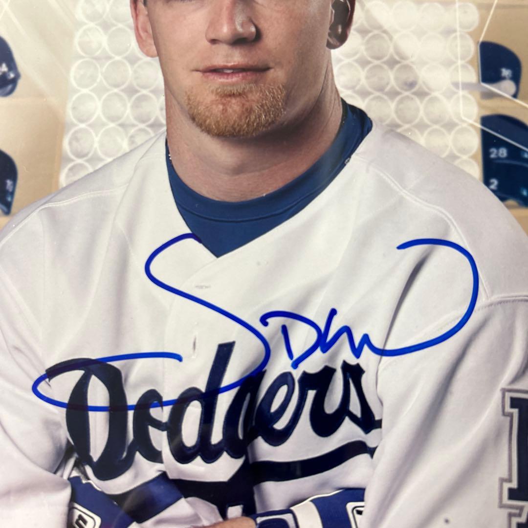 MLB  JD Drew ドリュー　直筆サイン入りフォトロスアンゼルスドジャース