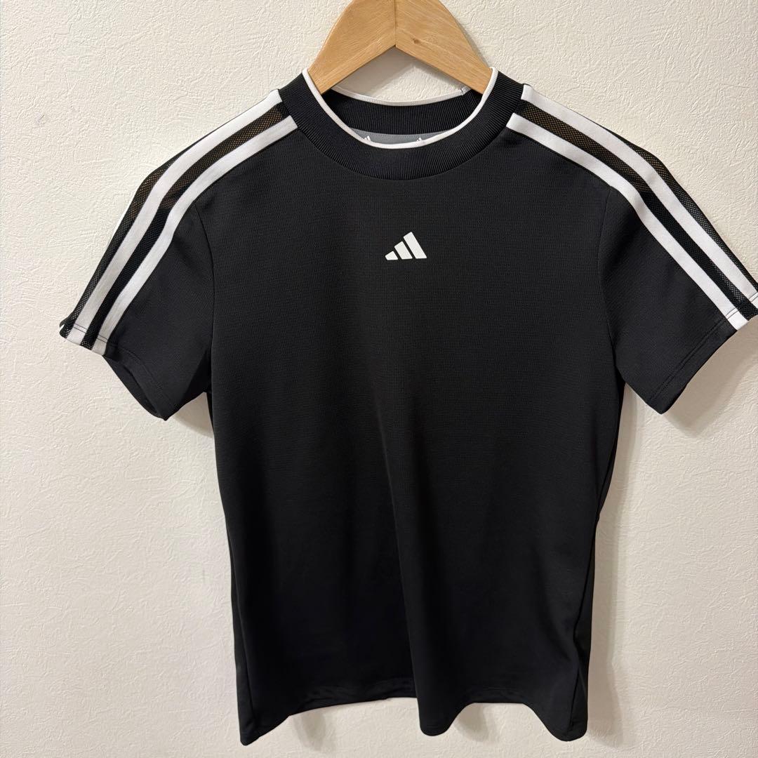 【美品】adidas ブラック Tシャツ スカートセット　L
