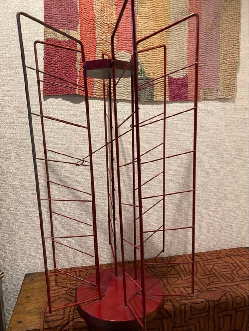 什器　回転ラック1台 古道具