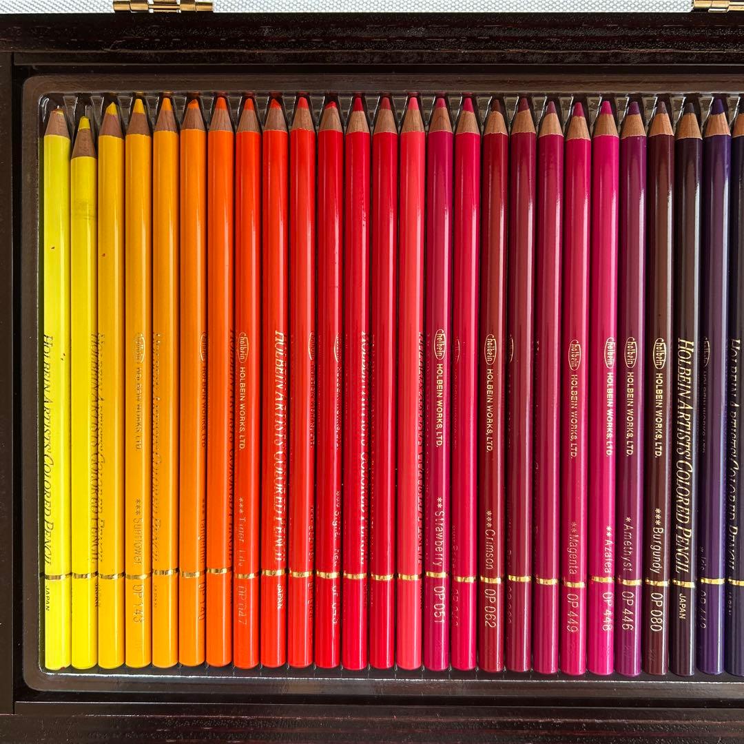 再値下げ ホルベイン アーティスト用色鉛筆 セット 150色 色鉛筆 木製