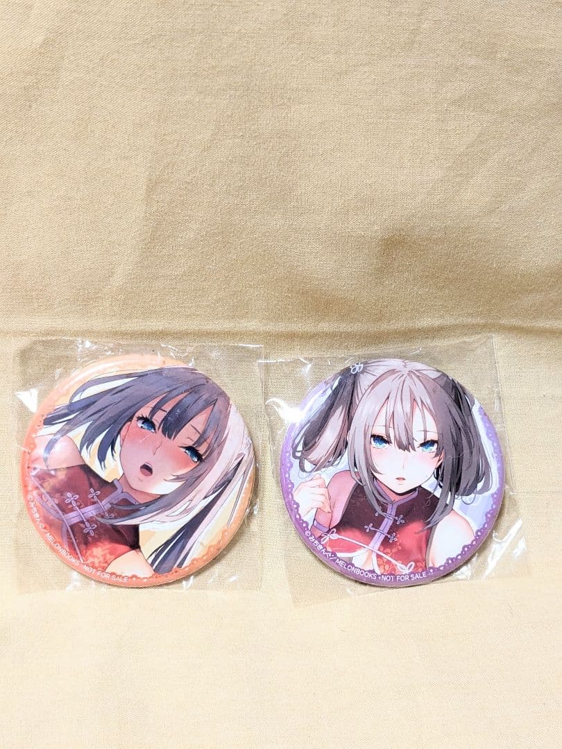 あんみつよもぎ亭　MELONBOOKS　みちきんぐ　缶バッチ