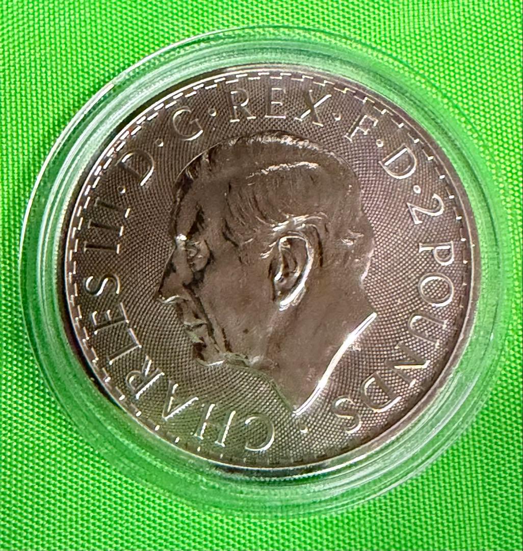 カナダ 2025年 チャールズ3世 銀貨 5ドル　クリアケース付き保証書付