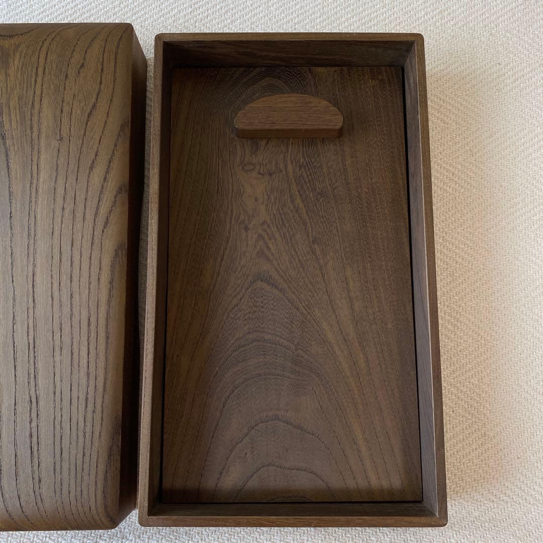 ③ 千年の神代銘木箱 発掘古代木 数珠 念珠箱 トンボ玉用宝箱 天然木の箱