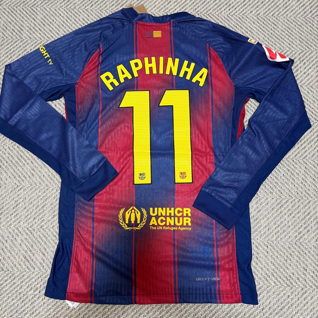 サッカー　ユニフォーム　FCバルセロナ　ハフィーニャ　オーセンティック　長袖