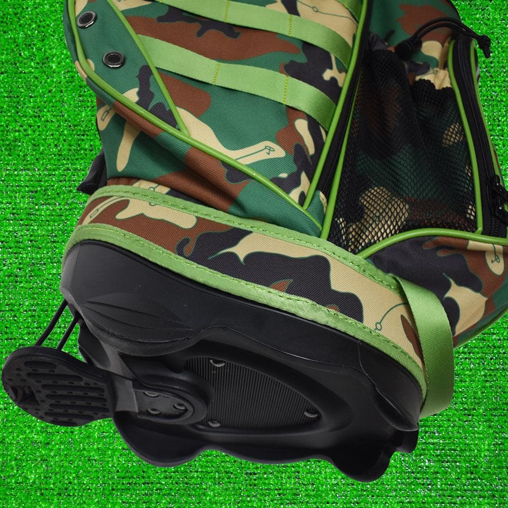 Russeluno/ラッセルノ ゴルフ スタンド式キャディバッグ 【カモ】新品