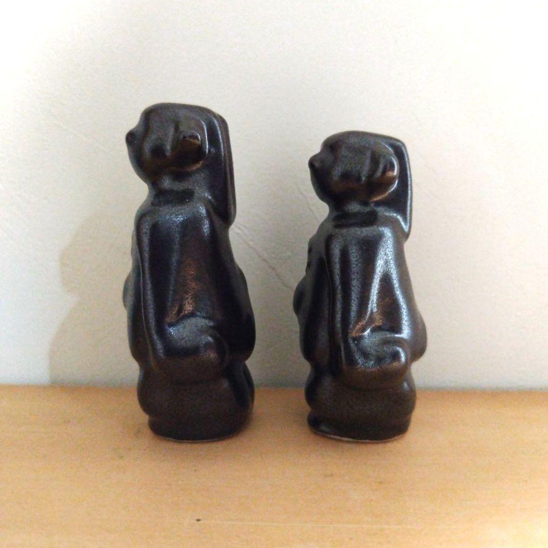【オーケ・ホルム】Ake Holm トロール陶器ヴィンテージオブジェ2体セット
