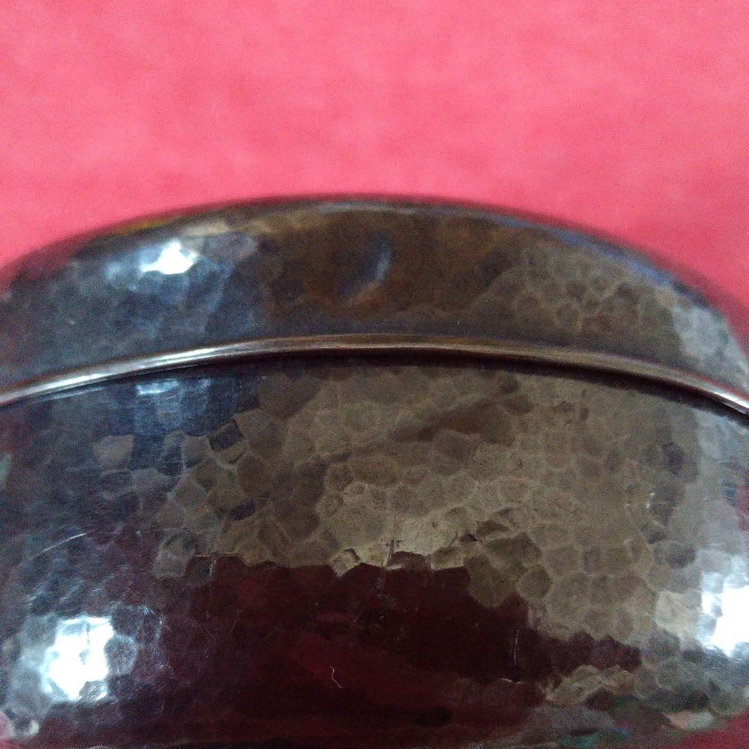 丹金。銀製。ヤンポ、やんぽ。小物入れ。菓子入れ。ボンボニエール。74g。中古品。