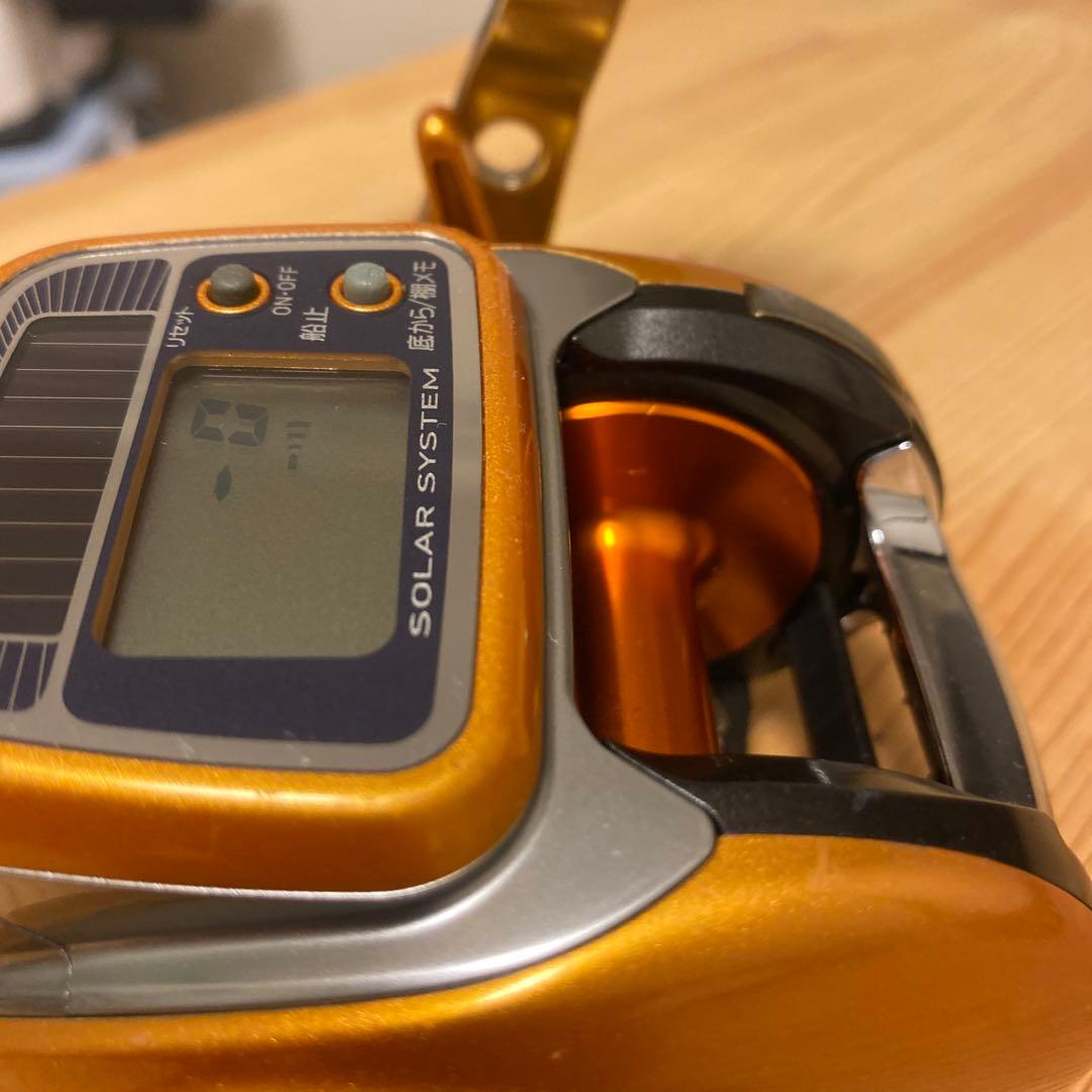 美品　希少　ダイワ　イッツICV300ソーラー　デジタルカウンター付き両軸リール