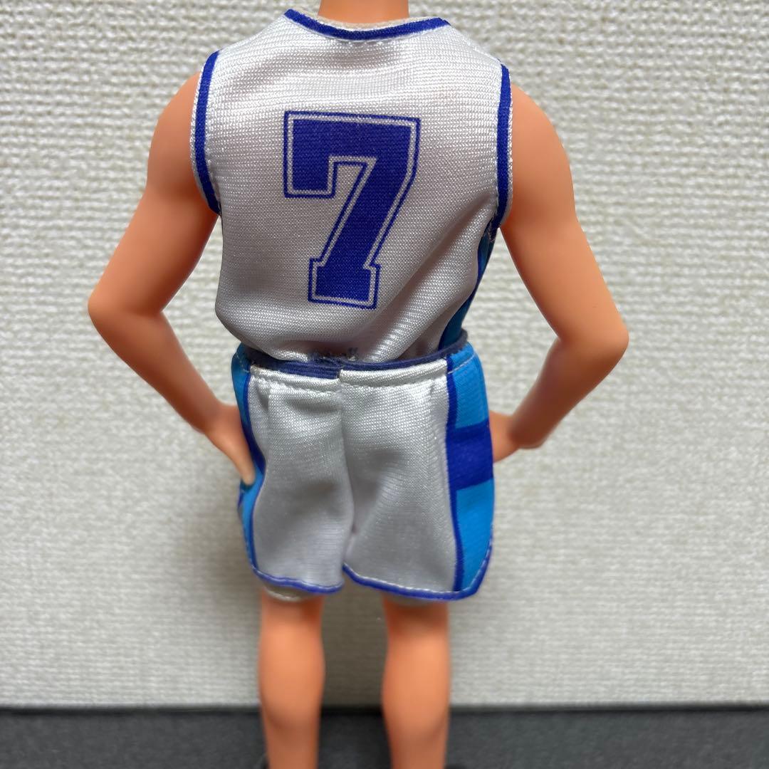 スラムダンク　フィギュア　仙道彰ユニフォーム　陵南　ソフビ　バスケ