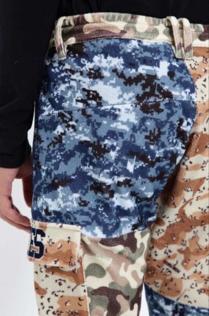 新品 パーリーゲイツ マルチカモフラ ダブルラッセルジョガーパンツ(5)サイズL