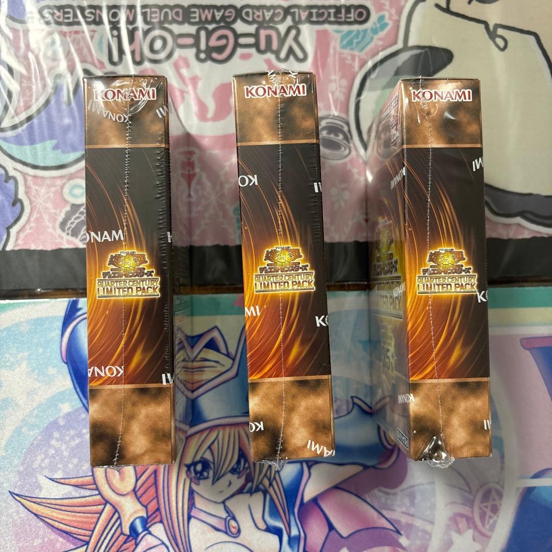 遊戯王 QUARTER CENTURY LIMITED PACK 3BOX