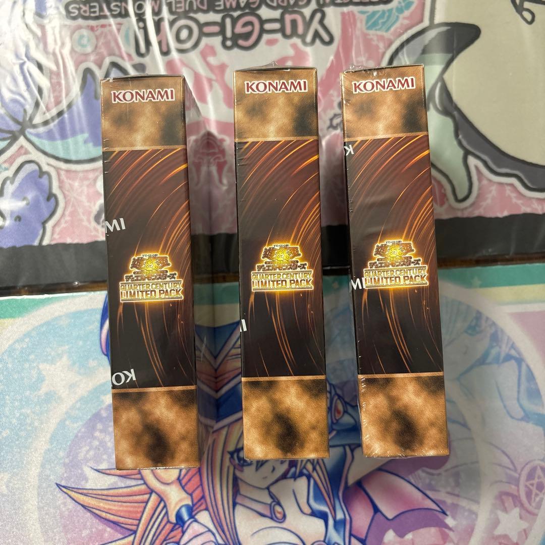 遊戯王 QUARTER CENTURY LIMITED PACK 3BOX
