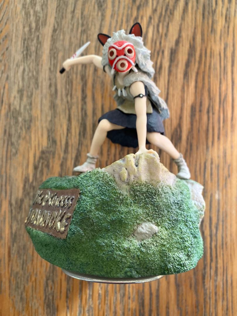 【TAKA】レア　スタジオジブリ　もののけ姫　サン　オルゴール　フィギュア