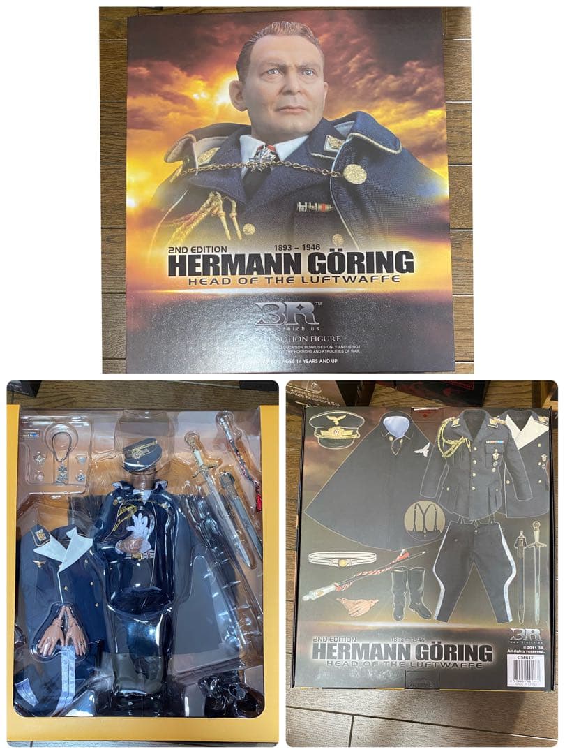 正規品】4点セット3R DID社製　ヘルマン・ゲーリング　フィギュア　ダスライヒ