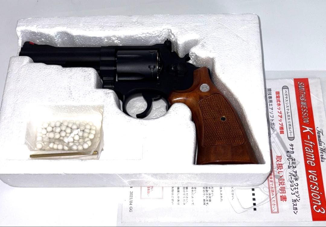 タナカ S&W M19コンバットマグナム 4インチ HW ガスガン