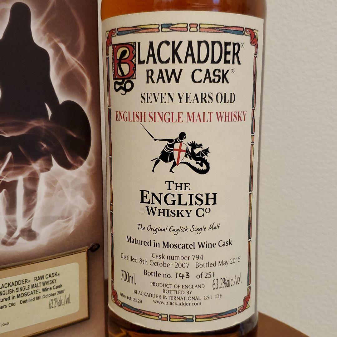 「超美品箱付」ブラックアダー　ロウカスク　イングリッシュシングルモルトウイスキー