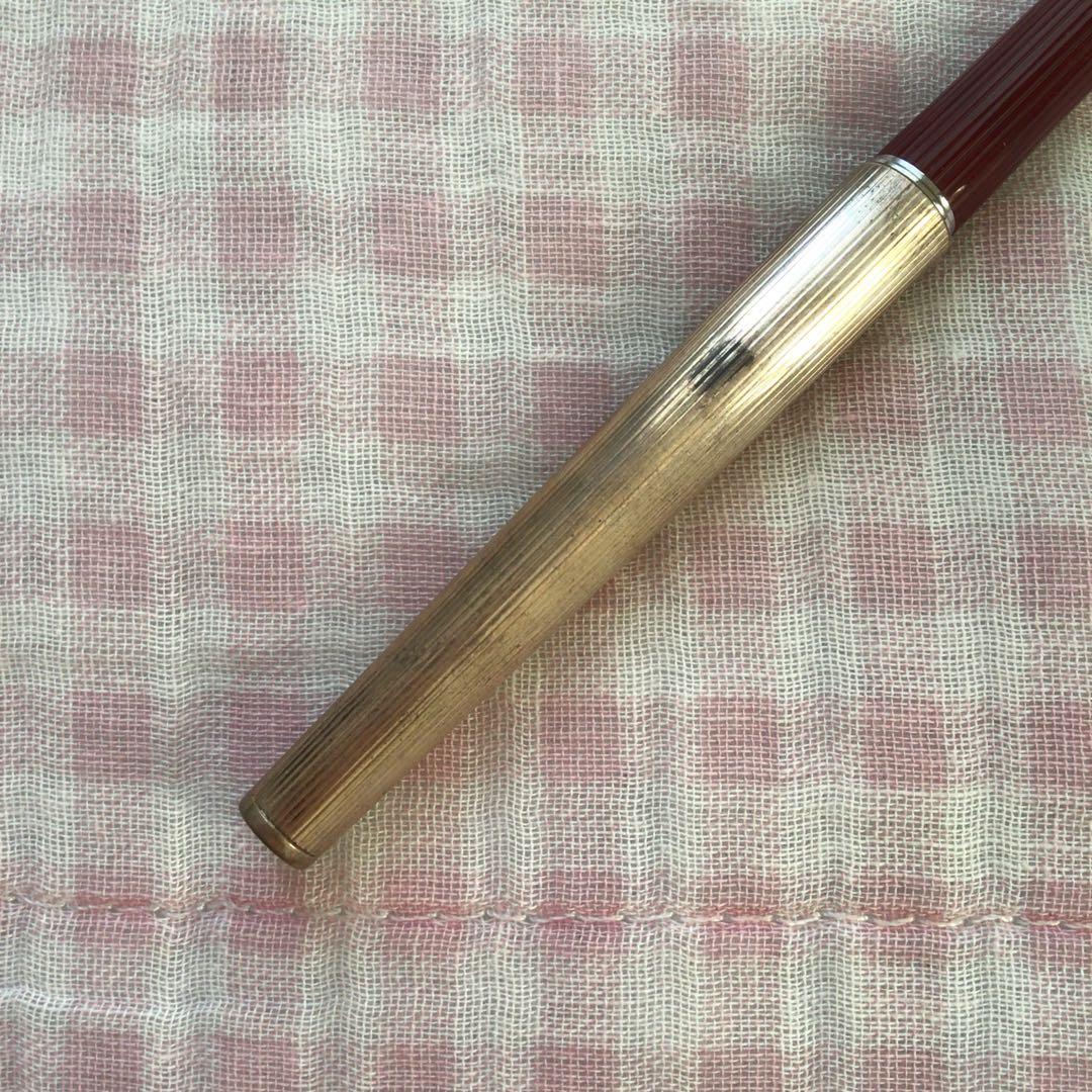 プラチナ 18K 18金 万年筆 リビエール スターリングシルバー 廃盤