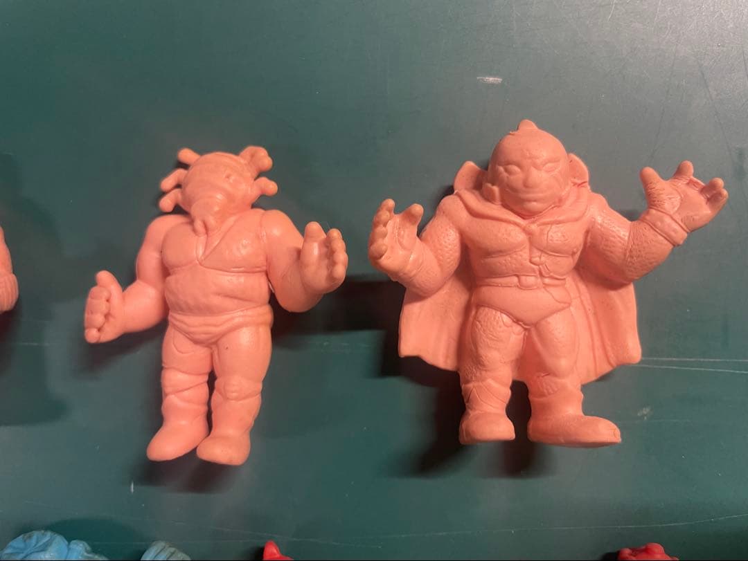 キン肉マン　キンケシ　ファイツ　森永　7体　　伸びるキン消し　レトロ　レア