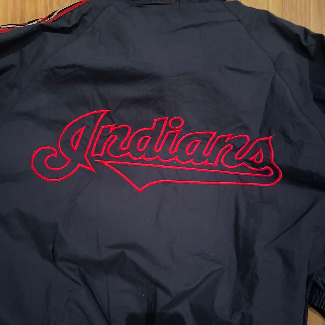 インディアンス　 ナイロンジャケット proplayer製　XL ワフー酋長
