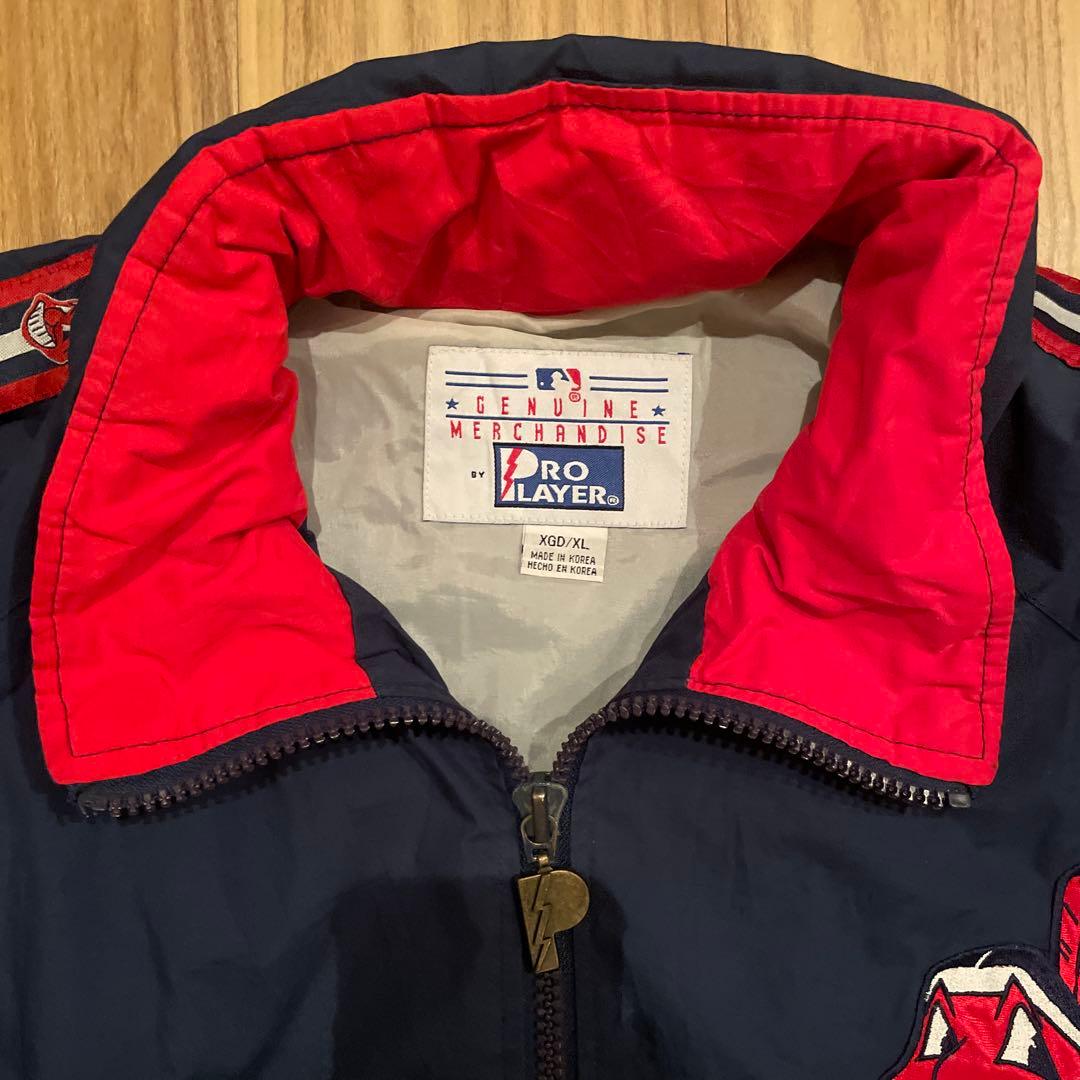 インディアンス　 ナイロンジャケット proplayer製　XL ワフー酋長