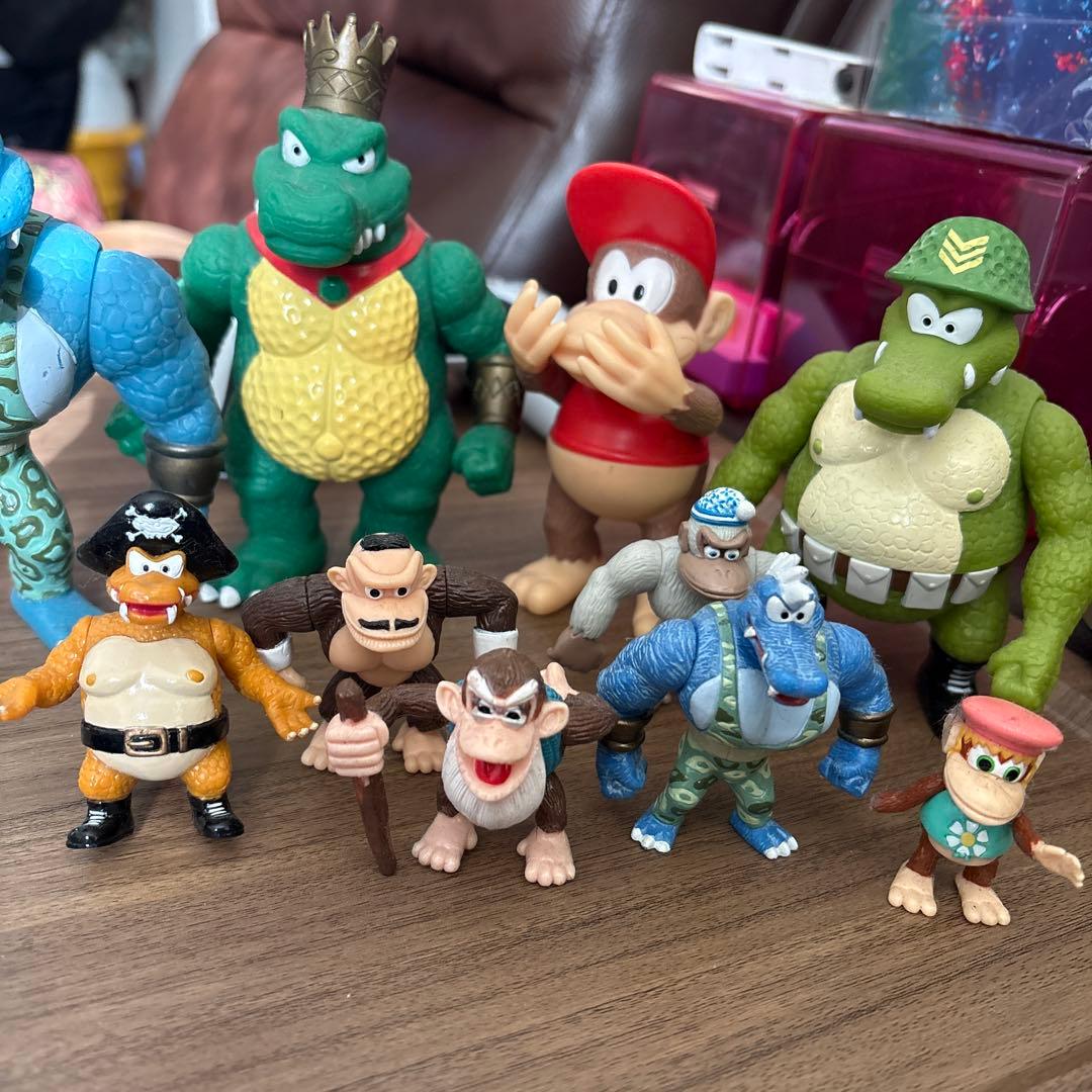 ぬ*ゃ様 ドンキーコング フィギュア まとめ売り　ソフビ　当時物