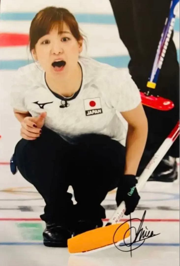 直筆サイン付き写真 ロコ•ソラーレ4選手 藤澤五月 吉田知那美ほか証明書付 4枚