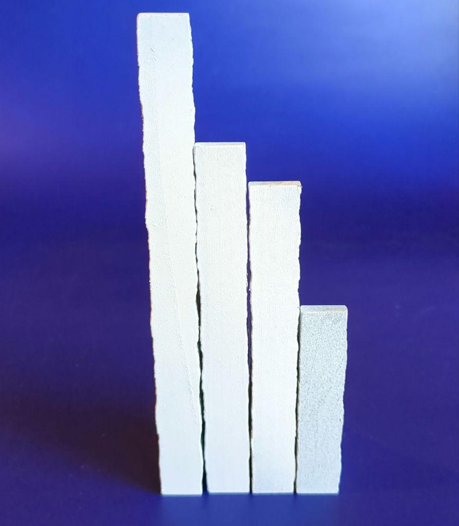 ギュンターライヒェル 雪をまとったとんがり木 4点セット