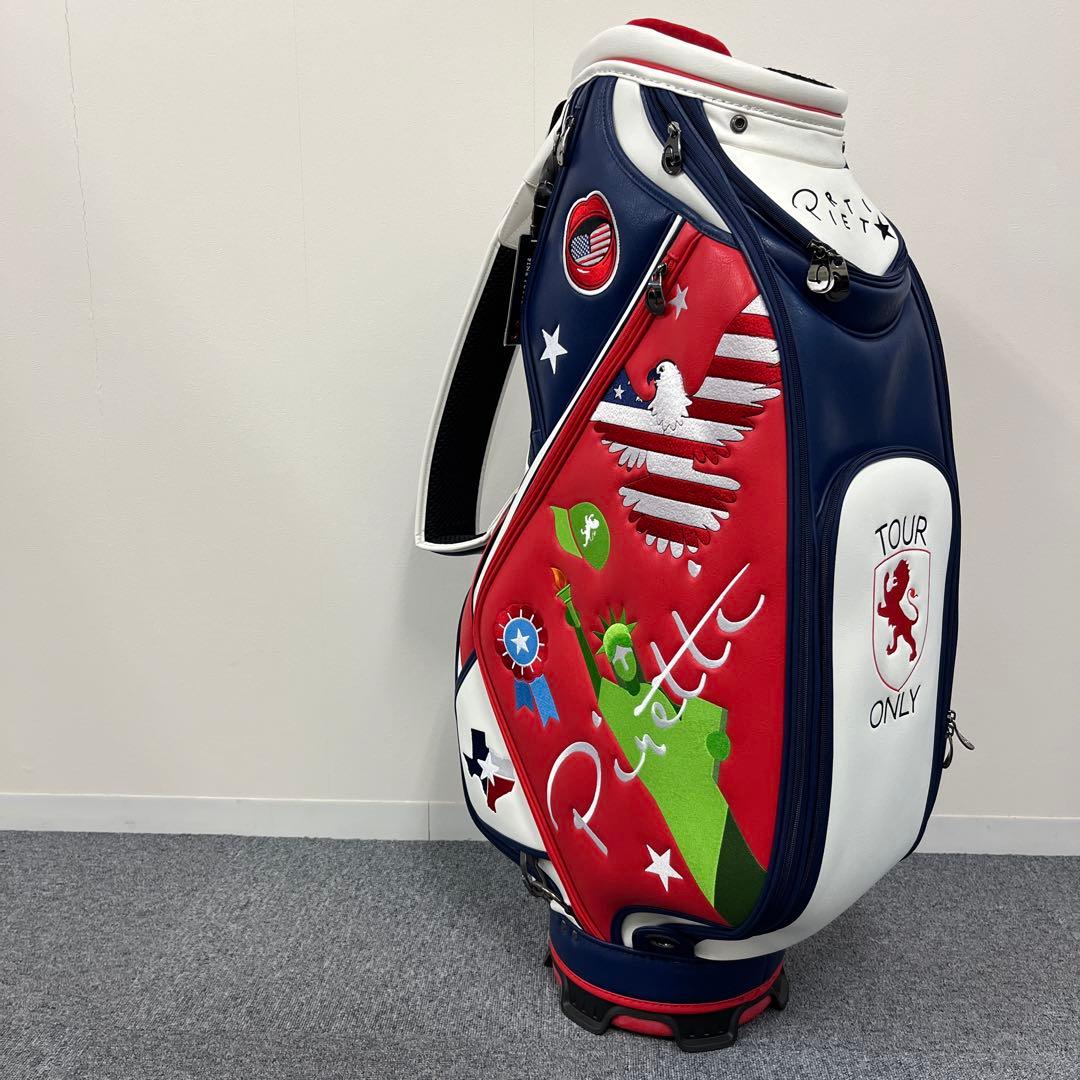 ピレッティ キャディバッグ Piretti トリコロールカラー