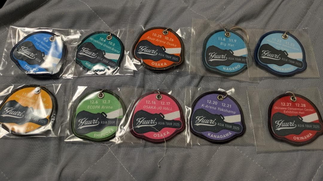★ 優里 2025アジアツアー パッチキーホルダー ★