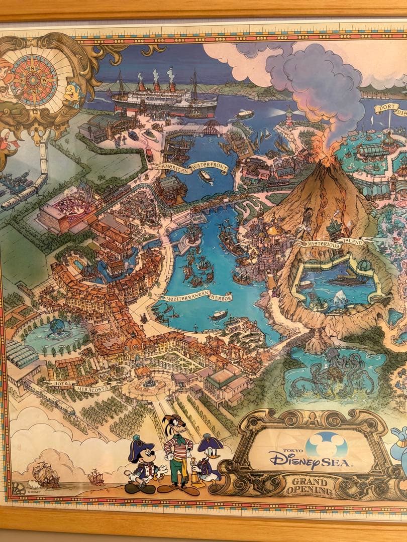 ディズニーシー マップ ポスター