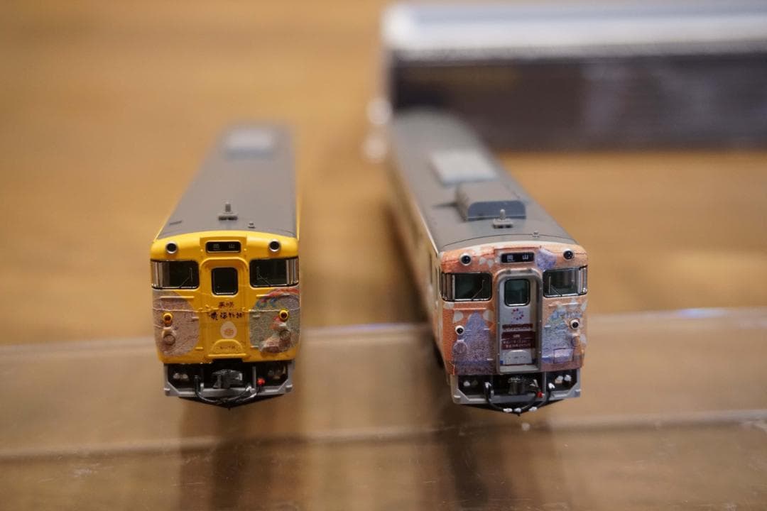 キハ40，47　美咲町エッグデザインコンテスト仕様2両 白色室内灯組込