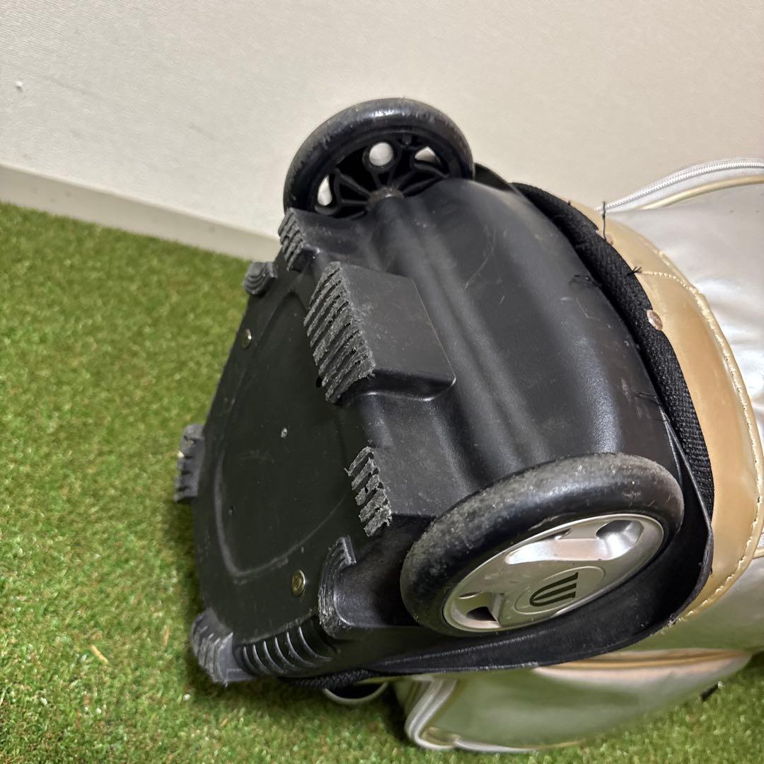 M•U SPORTS ミエコウエサコ キャディバッグ キャスター エナメル