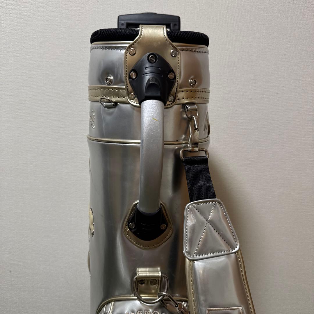 M•U SPORTS ミエコウエサコ キャディバッグ キャスター エナメル