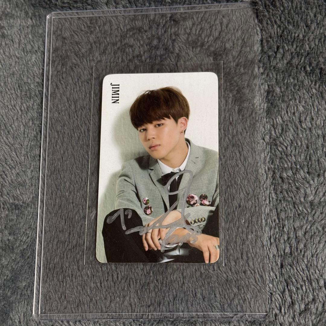 BTS JIMIN ジミン 直筆サイン入りトレカ型カレンダー