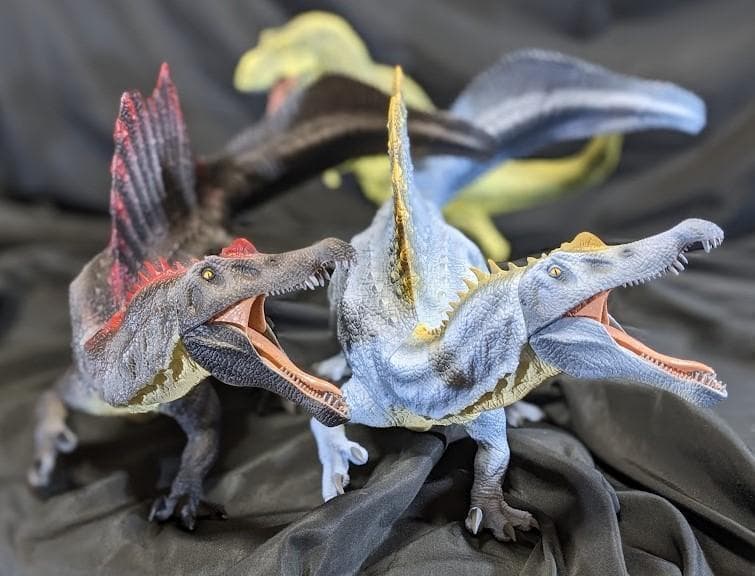 恐竜一番くじＡ賞・ラストワン賞スピノサウルス＆Ｂ賞ティラノサウルス３体セット